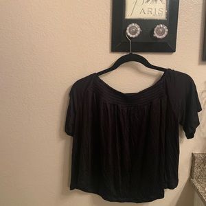 Moral Fiber black cotton shirt size medium